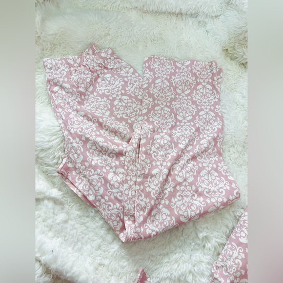 New Charter Club Pink Pajama Set 100% cotton pink s small 2 4 Christmas 🎁 cute - Picture 5 of 6